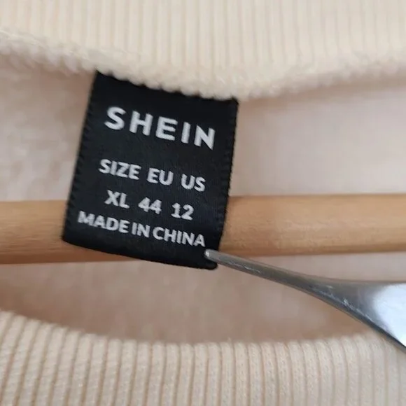 Shein Howdy Dachshund Crewneck Sweatshirt XL Beige Puppy Dog Cowboy - Picture 4 of 10